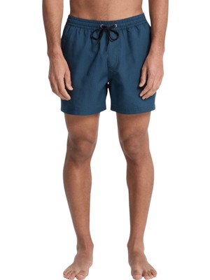 Quiksilver Deluxe 15 Lacivert Erkek Mayo