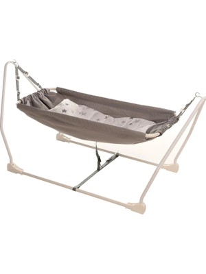 Holmen Gri Katlanabilir Bebek Hamağı Ergonomik Tasarım Ve Kolay Kurulum 120 cm Boyut