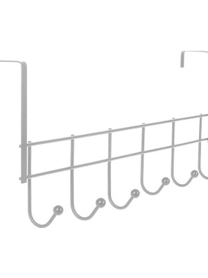 Jbox 6'lı Kapı Arkası Askılık-Crom