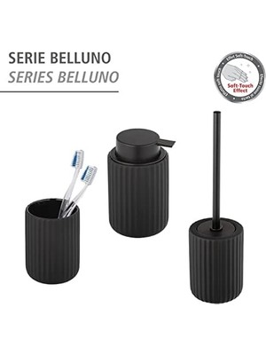 Yvz Store Diş Fırçası Tutucu Belluno Siyah Seramik