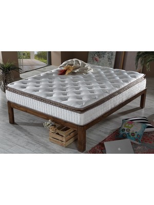 Asroyallüks Akasya Ultra Yaylı Pedli Yatak 140 x 200 cm 26 cm Yükseklik Yaylı Konfor ve Dayanıklılık