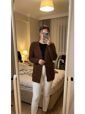 Aymiss Moda Sakallı ,kalın Örgü,yumuşacık Hırka