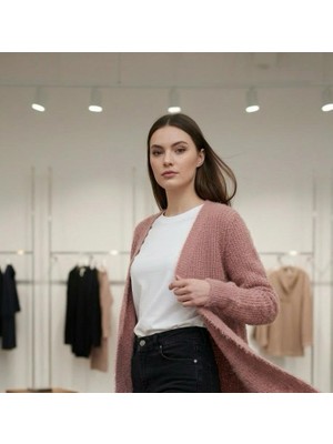 Aymiss Moda Sakallı ,kalın Örgü,yumuşacık Hırka