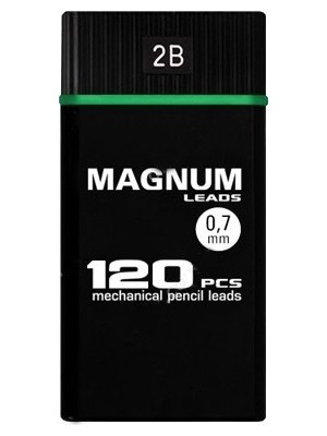 Magnum 0,7 mm Kalem Uçları 120 Li Kutu Siyah Renkli Yumuşak Yazım İçin