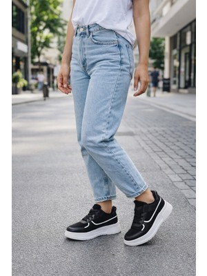 Emax Kadın Kalın Taban Günlük Sneaker Rahat Ortopedik Spor Ayakkabı