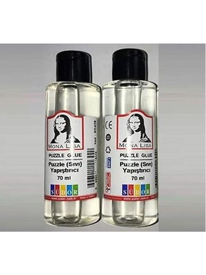 Südor 2 Adet Şeffaf Puzzle Yapıştırıcı Seti  70 ml  Sarf Malzemeler İçin Uygun