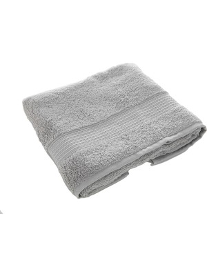 English Home Pure Basic Yüz Havlusu Gri 50 x 90 cm %100 Pamuk Yüksek Kalite Tek Parça