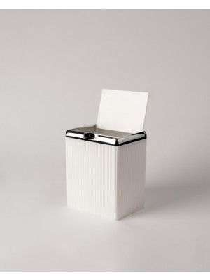 Madame Coco Marais Krom Çöp Kovası - Soft Ekru