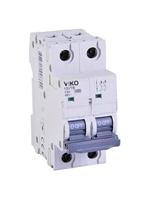 Esplendor Store 10VTB-2C20 Otomatik Sigorta 10KA C Tipi 2 Kutup 20A