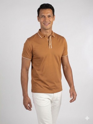 Centilmen Formenti Tregular Fit Yaka Detaylı Merserize  Polo Tişört 1604