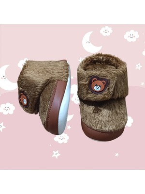 Basel Maison Bebekler Için Peluş Patik – Ayıcık Tasarımlı, Rahat ve Sıcak