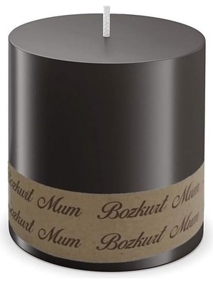 Esplendor Store Simagift Simagift Bozkurt Mum Silindir Mum 7cm Çap x 7cm Boy Dev Mum 7 Cmx 7cm Silindir Mum 7x7 cm Siyah
