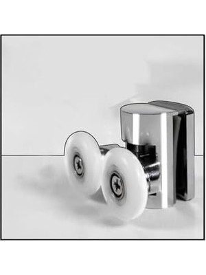 Esplendor Store 1 Adet Üst Duşakabin Tekerleği Üst Cam Rulman Krom Teker 23 mm