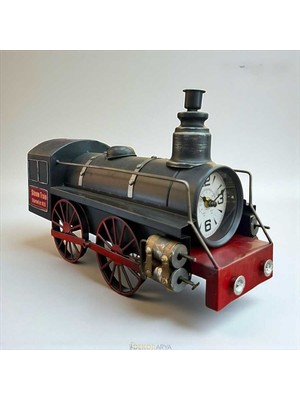 Deco Vien Buharlı Lokomotif Masa Saati (45×28 Cm)
