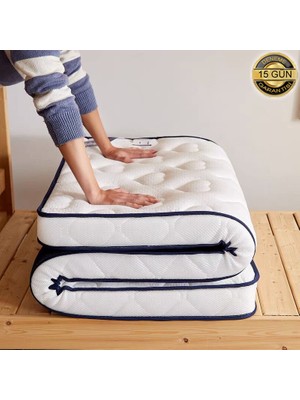 Sky Sleep Full Ortapedik Yatak Pedi Şiltesi 150 x 200 cm Döküm Sünger Orta Sert Yapı