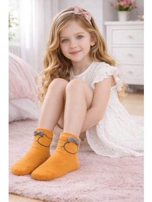 Gigi Giyim Kurdele Desenli Kız Çocuk Patik Çorap