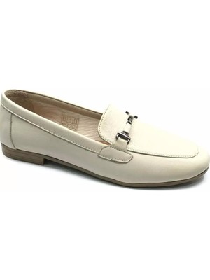 Venüs  25484204Y Kadın Hakiki Deri Loafer Babet
