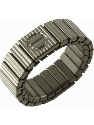 İlk El Grup Ieg™ Yaylı Erkek Çelik Yüzük