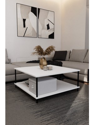 KODIGU 90X90 Çevir Kur Orta Sehpa | Orta Sehpa | Sehpa | Çevir Kur Mobilya | Orta Sehpa 90X90CM