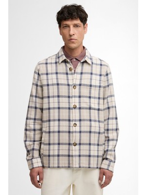 Barbour Vennel Textured Tartan Dış Gömlek TN41 Oban Mist Tartan