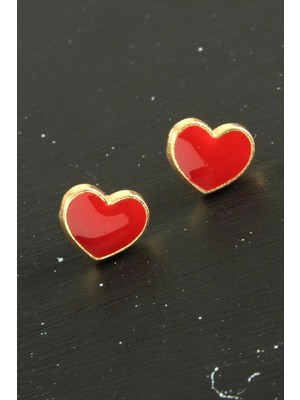 İlk El Grup Ieg™ Kalp Mineli Minik Küpe