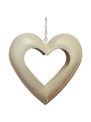 Esplendor Store FE2661DK1010 Kalp Motifli Metal Mumluk