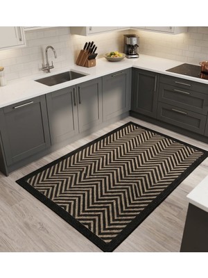 Çerkez Halı Siena Collection Jüt Sisal Bordürlü Hasır Halı-Kilim 07