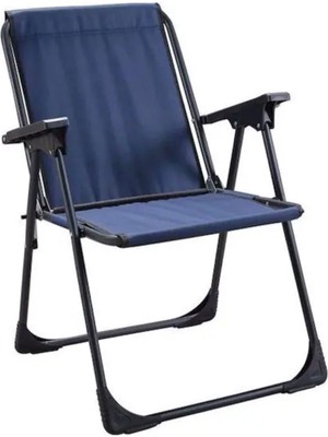 Kamp Dükkanı Kamp Sandalyesi Katlanır Piknik Sandalyesi Lacivert