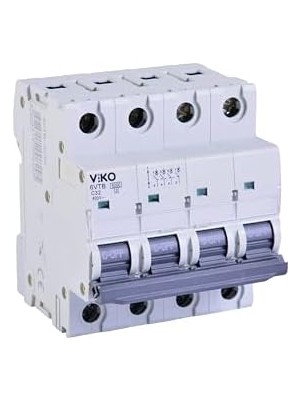 Esplendor Store 6VTB-4C32 Otomatik Sigorta 6ka C Tipi 4 Kutup 32A