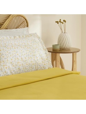 Esplendor Store Lina Bambu Çift Kişilik Pike Takımı Sarı