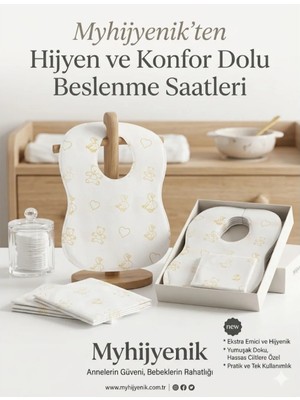 Bebek Mama Önlüğü 30 Adet  3*10