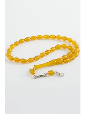 İlk El Grup Ieg™ Zeytin Şekilli Plastik Tesbih 8*11 mm