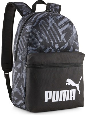 Puma Unisex  Puma Phase Aop Backpack Siyah Sırt Çantası