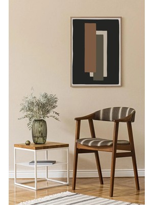 Artavessa Tek Parça Ahşap Çerçeve Görünümlü Pantene Renk Serisi Mdf Tablo 33X48 cm - Model 4