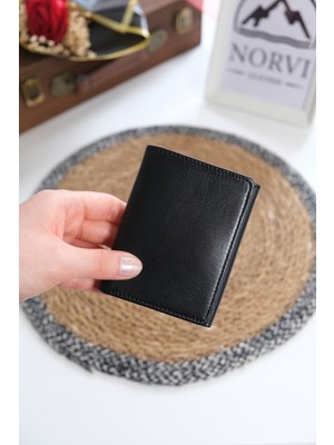 Norvi Leather Hakiki Deri Cüzdan Mıknatıslı 1125