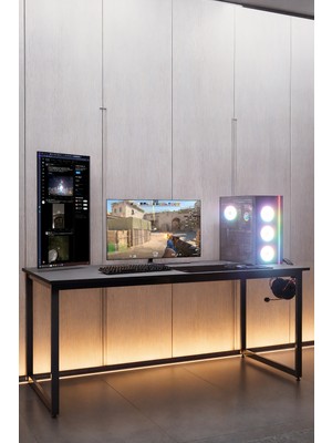 KODIGU 160X70CM Oyuncu Masası | 160X70 Gaming Desk | Geniş Oyuncu Masası | 70CM Derinlik Oyuncu Masası
