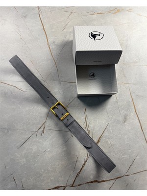 İstanbul Belt Süet Kadın Deri Kemer – 3 cm – Altın Ton Tokalı, Dayanıklı, Şık & Gerçek Deriden Kemer