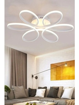 Ömür Avize Ella Modern 6 Lı Ledli Avize.