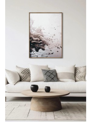 Artavessa Tek Parça Ahşap Çerçeve Görünümlü Pantene Renk Serisi Mdf Tablo 20X30 cm - Model 3