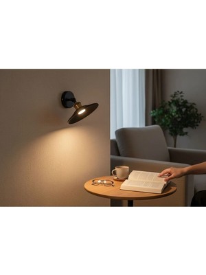 Ömür Avize Vintage Kasa Eskitme Kaplama Mafsallı Aplik (Aplikarkasınadırektakılıyor)