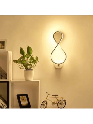 Ömür Avize Sekiz Modern Tasarım Ledli Aplik