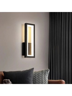 Ömür Avize Pony Siyah Kasa Ledli Aplik