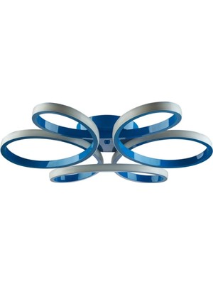 Ömür Avize Stella Modern Tasarım Ledli Mavi Çocuk Odası Avizesi