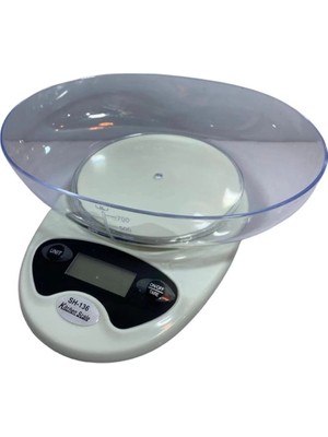 Popüler Sepet Hazneli Mutfak Terazisi SH-136 - 5 kg Hassas Dijital Tartı