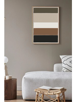 Artavessa Tek Parça Ahşap Çerçeve Görünümlü Pantene Renk Serisi Mdf Tablo 20X30 cm - Model 2