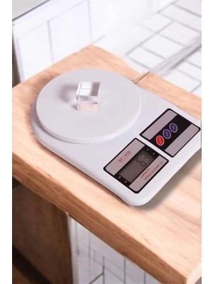 Popüler Sepet Kompakt Tasarım ve Tek Tuşla Sıfırlama Özelliğiyle Kullanımı Kolay Mutfak Tartısı