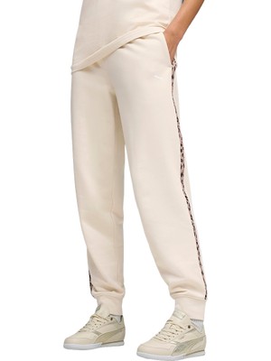 Puma Essential Graphic Animal Kadın Bej Günlük Stil Eşofman Altı 69246487