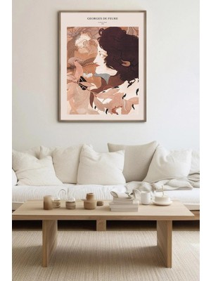 Artavessa Tek Parça Ahşap Çerçeve Görünümlü Pantene Renk Serisi Mdf Tablo 33X48 cm - Model 16