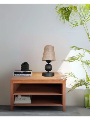 Ömür Avize Beren Siyah Ayaklı Masa Lambası