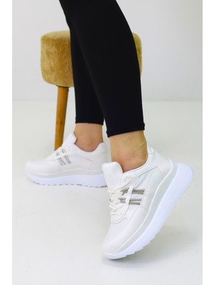 Emax Fiore Beyaz Kadın Spor Ayakkabı